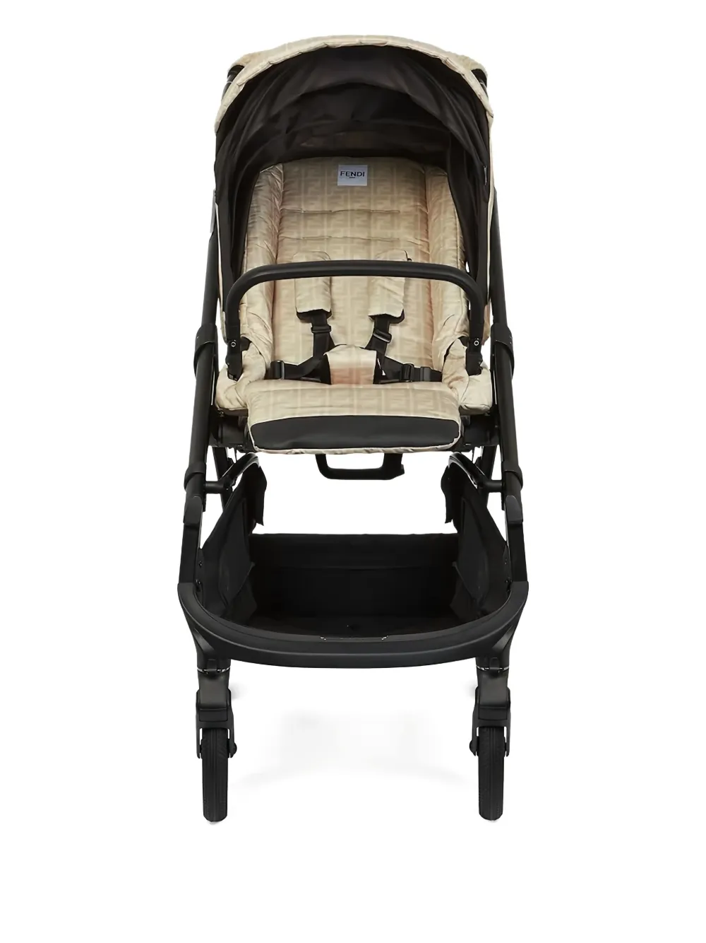 Fendi Kids quilted patterned stroller | Neutrals | Image 1