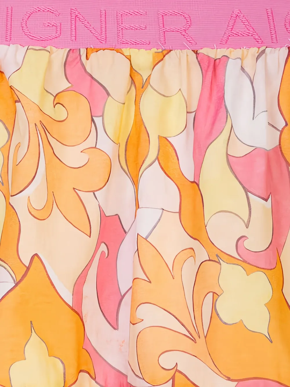 Aigner Kids gelaagde rok Oranje