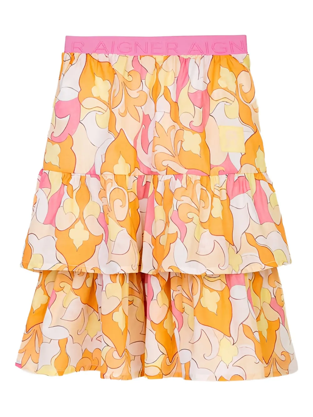 Aigner Kids gelaagde rok Oranje
