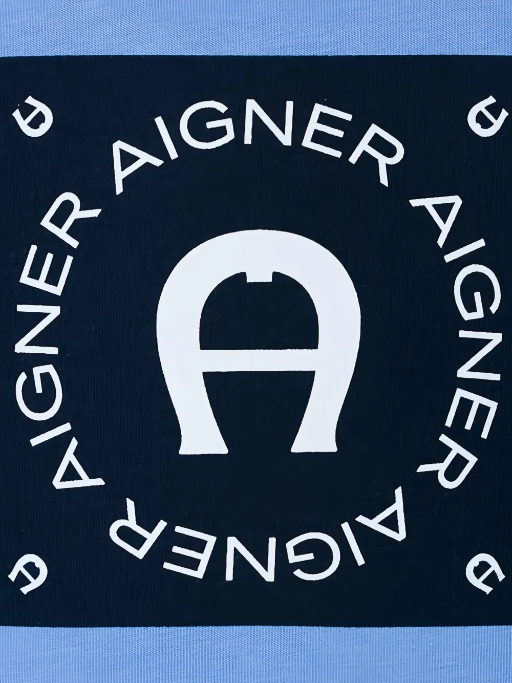 Aigner Kids T-shirt met logo Blauw