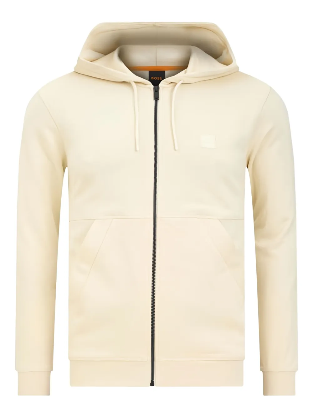 BOSS hoodie con cierre | amarillo | Image 1