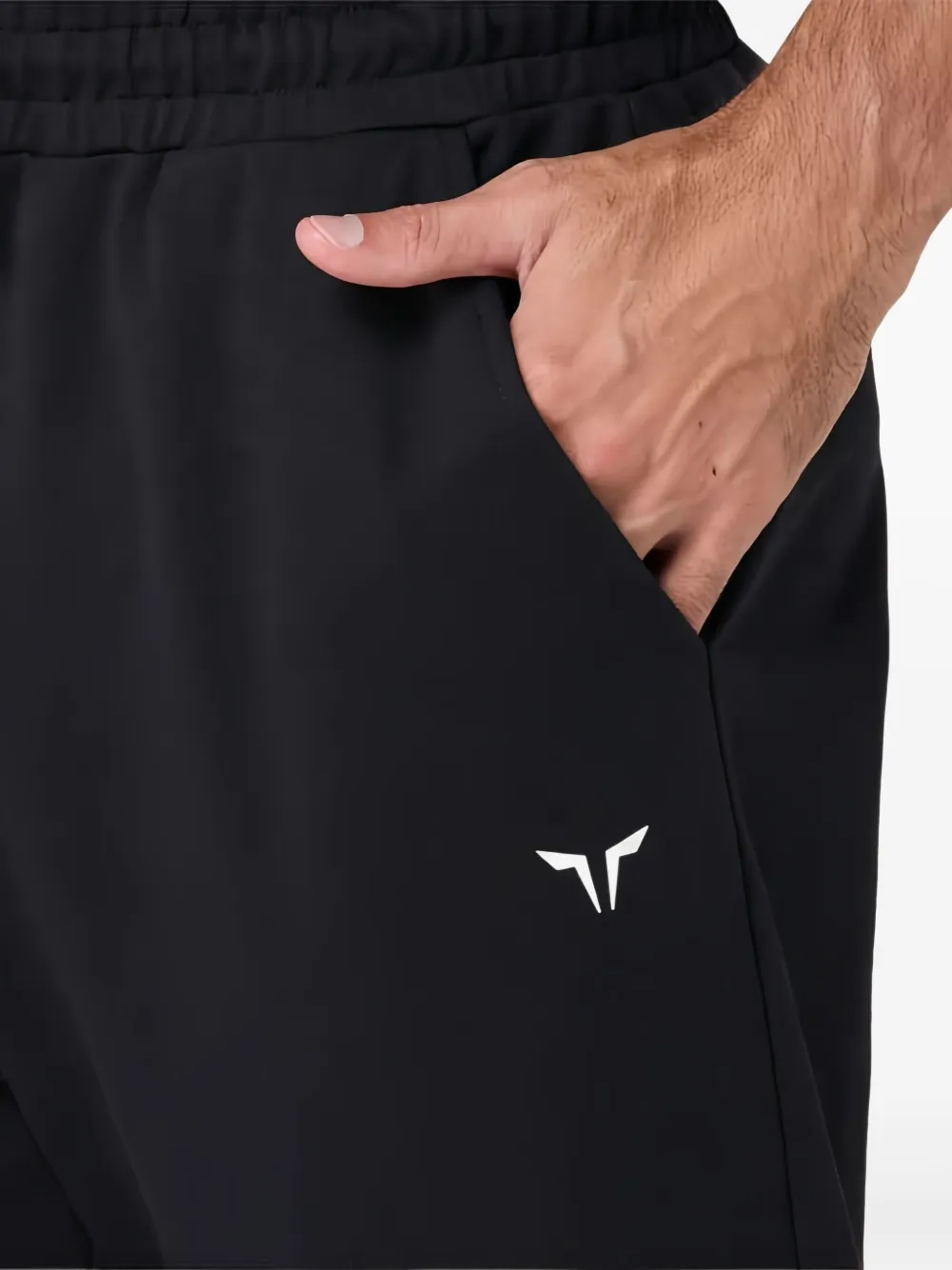 Squatwolf Drawstring Logo Track Pants In Black