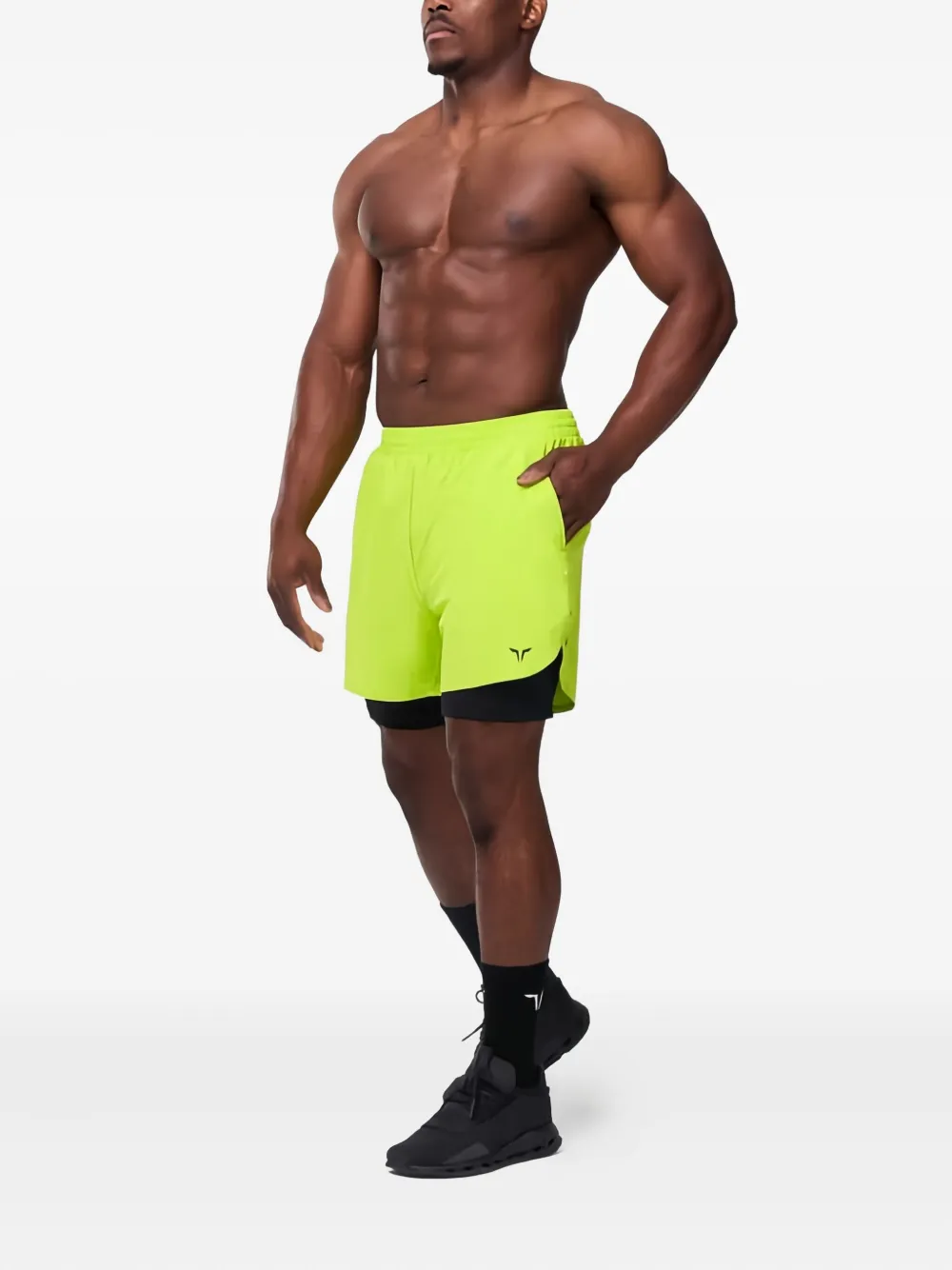 Squatwolf Actdryy® 2-in-1 5" Shorts In Yellow