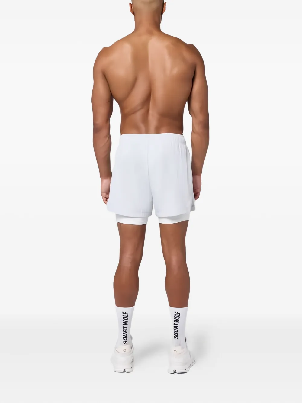 Squatwolf Drawstring Two-in-one Limitless Shorts In White