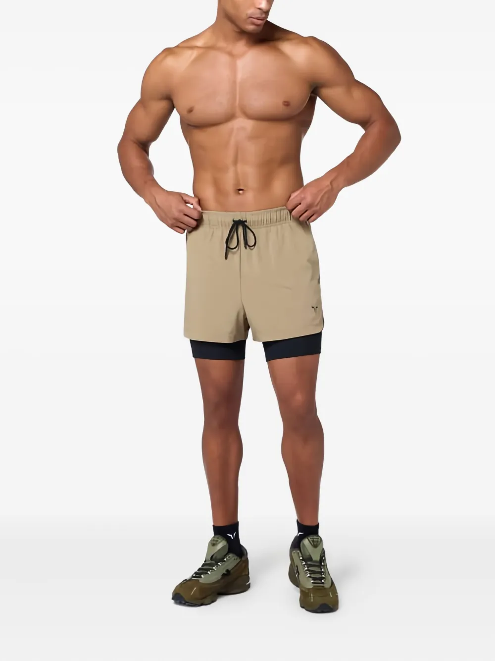 SQUATWOLF Actdry® 2-In-1 5" shorts | Track & Running Shorts | Image 2