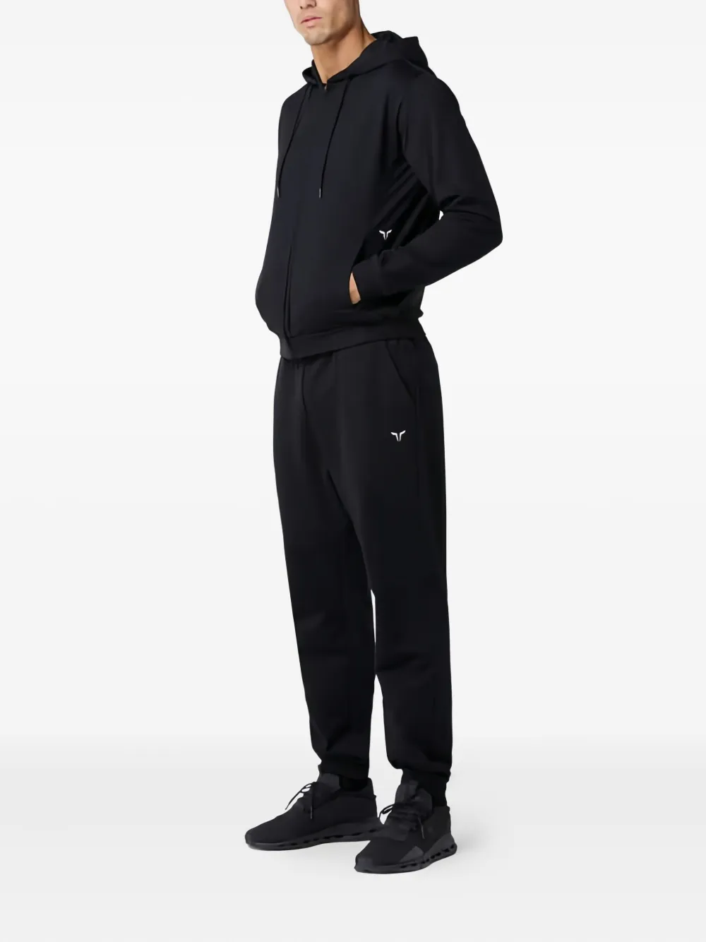 Squatwolf Zip Regular Hoodie In Black