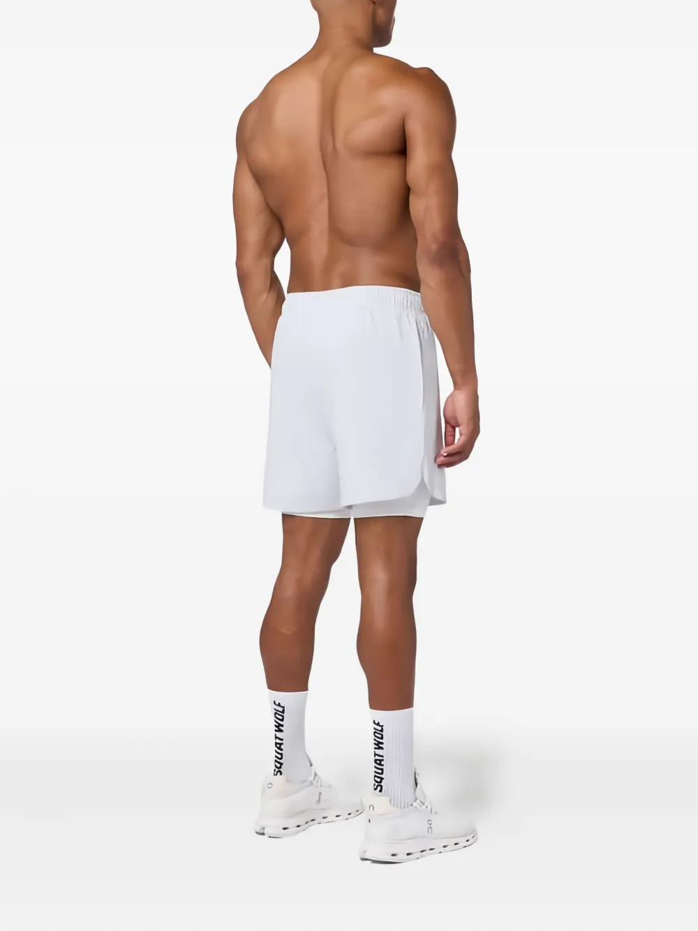Squatwolf Limitless 2-in-1 Track Shorts In White