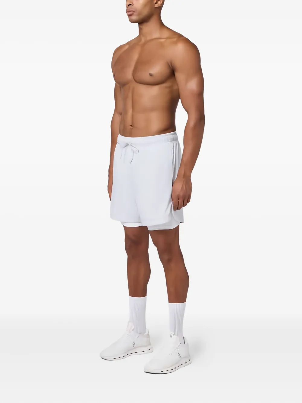 Squatwolf Limitless 2-in-1 Track Shorts In White