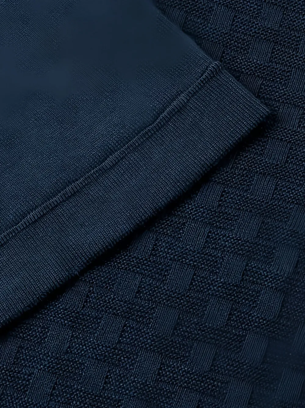 Corneliani Knitted Short-sleeve Polo Shirt In Blue