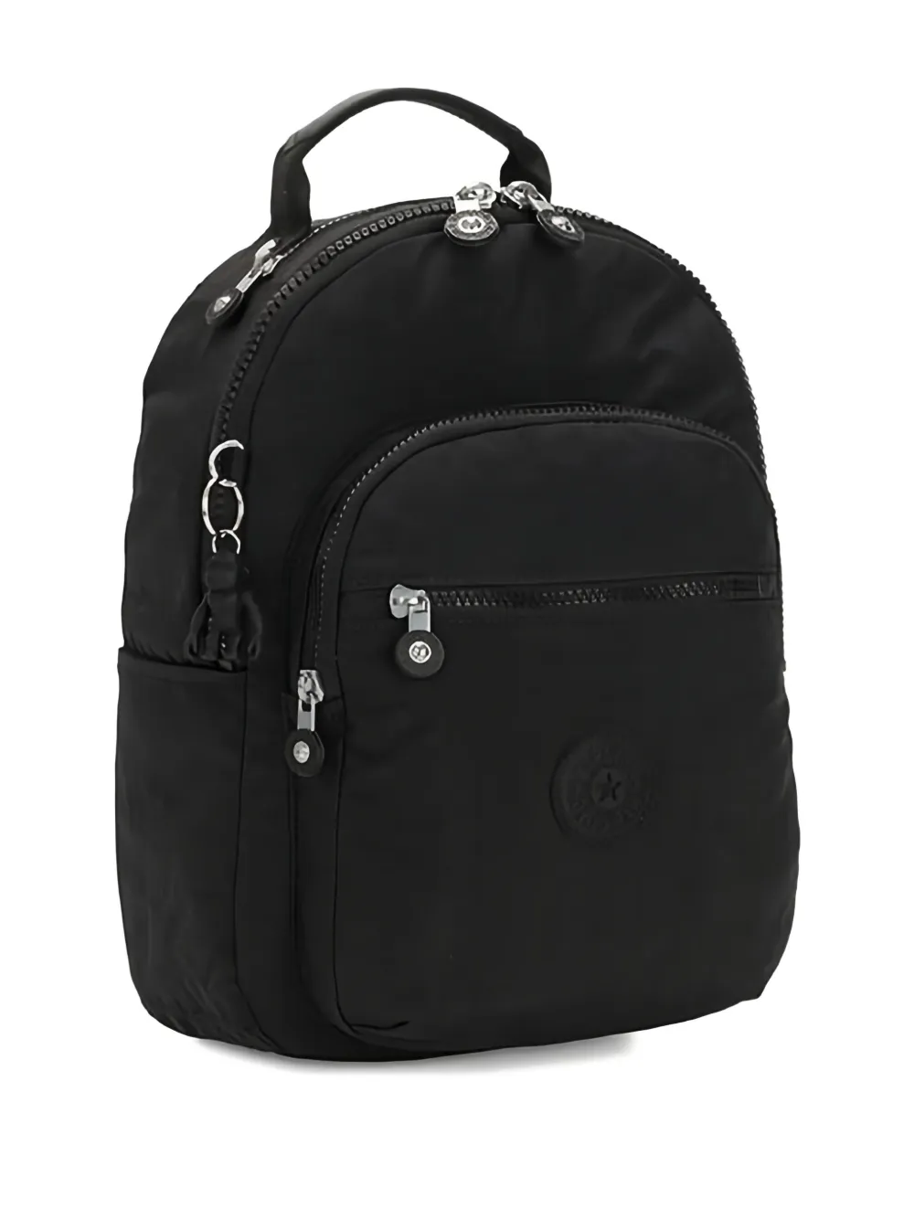 Kipling Seoul rugzak met rits - Zwart