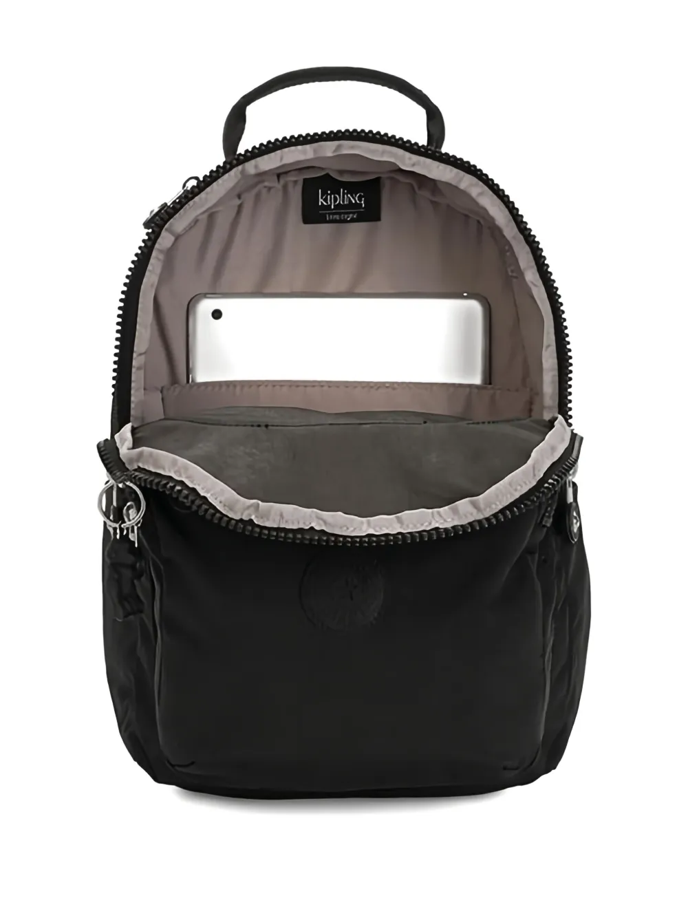 Kipling Seoul Zipped Backpack In Black