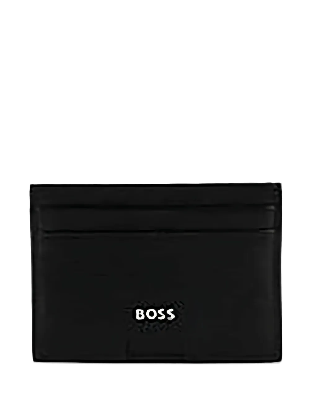BOSS Portacarte con logo - Nero