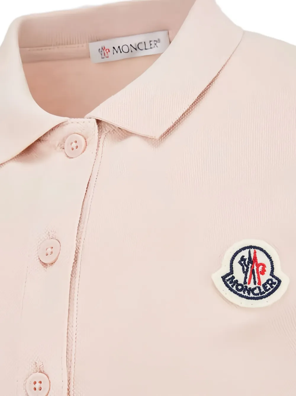 Moncler Enfant Piquet polojurk Roze