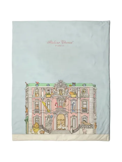 Atelier Choux reversible carousel print quilt (200x200cm)