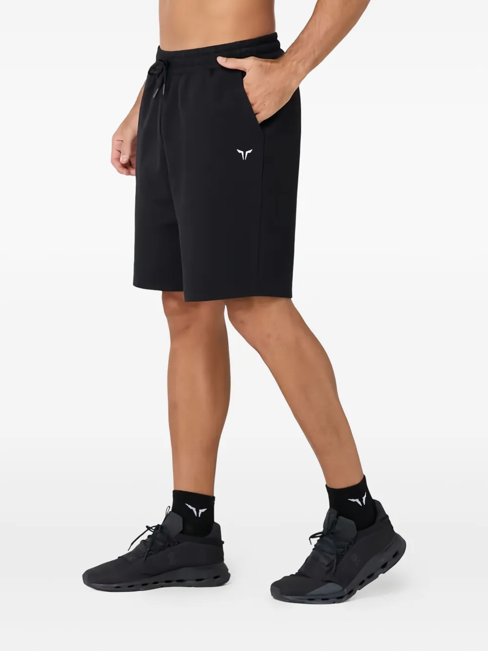 Squatwolf Drawstring Shorts In Black