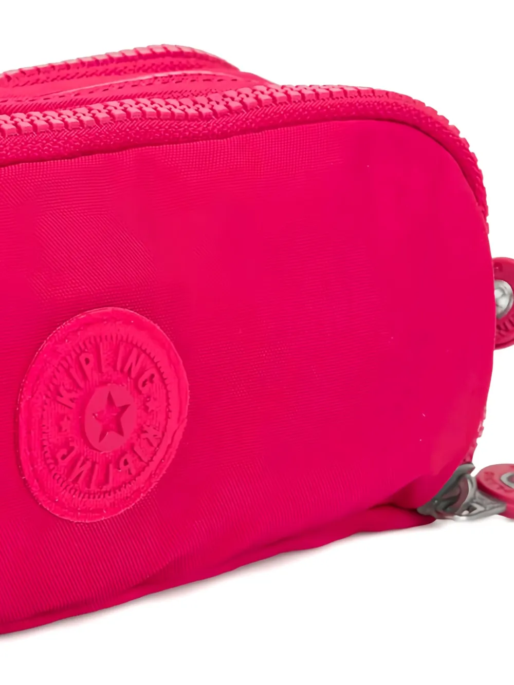 Kipling Zipped Logo Pen Case In Red