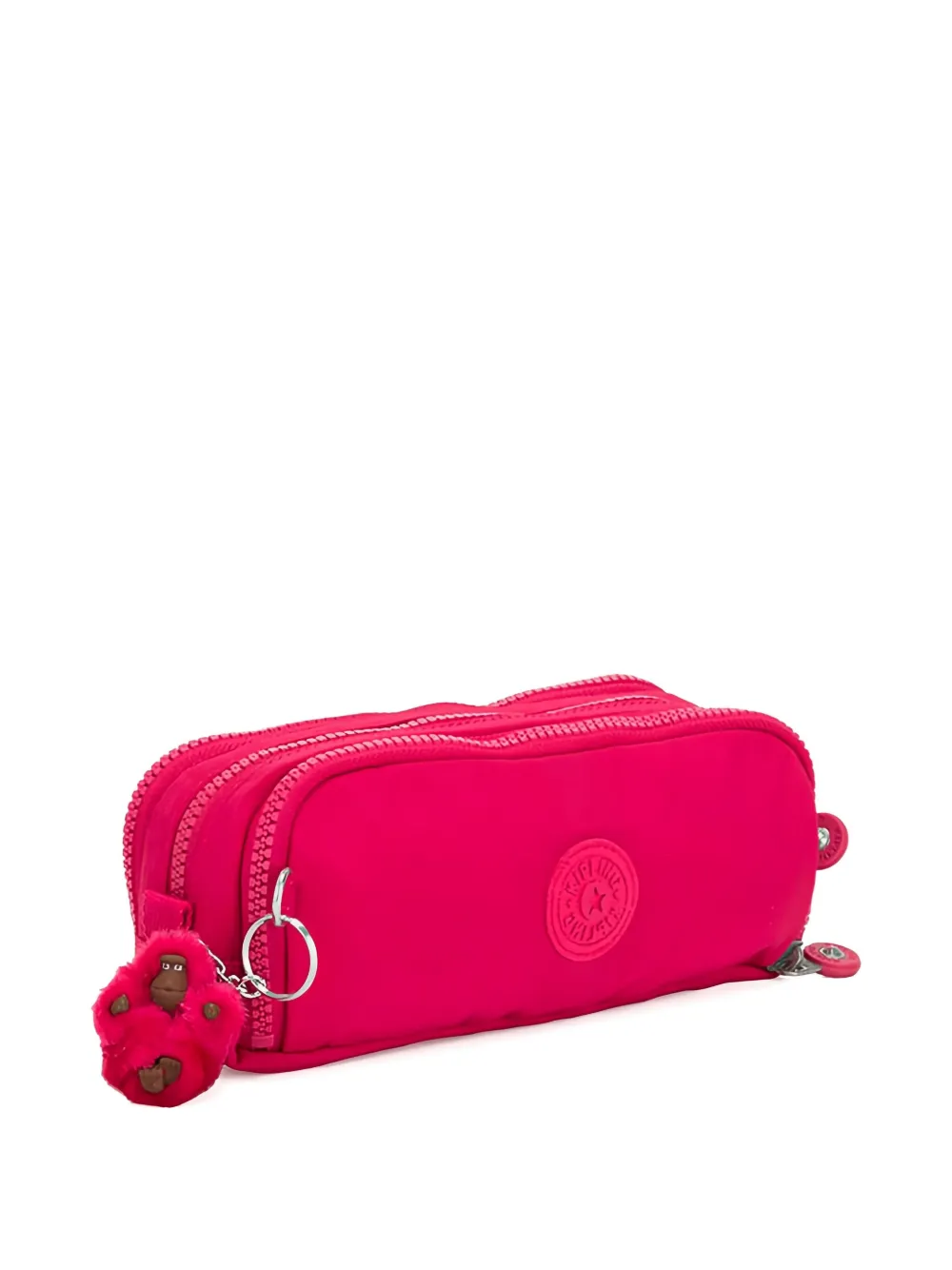 Kipling Etui met rits en logo - Roze