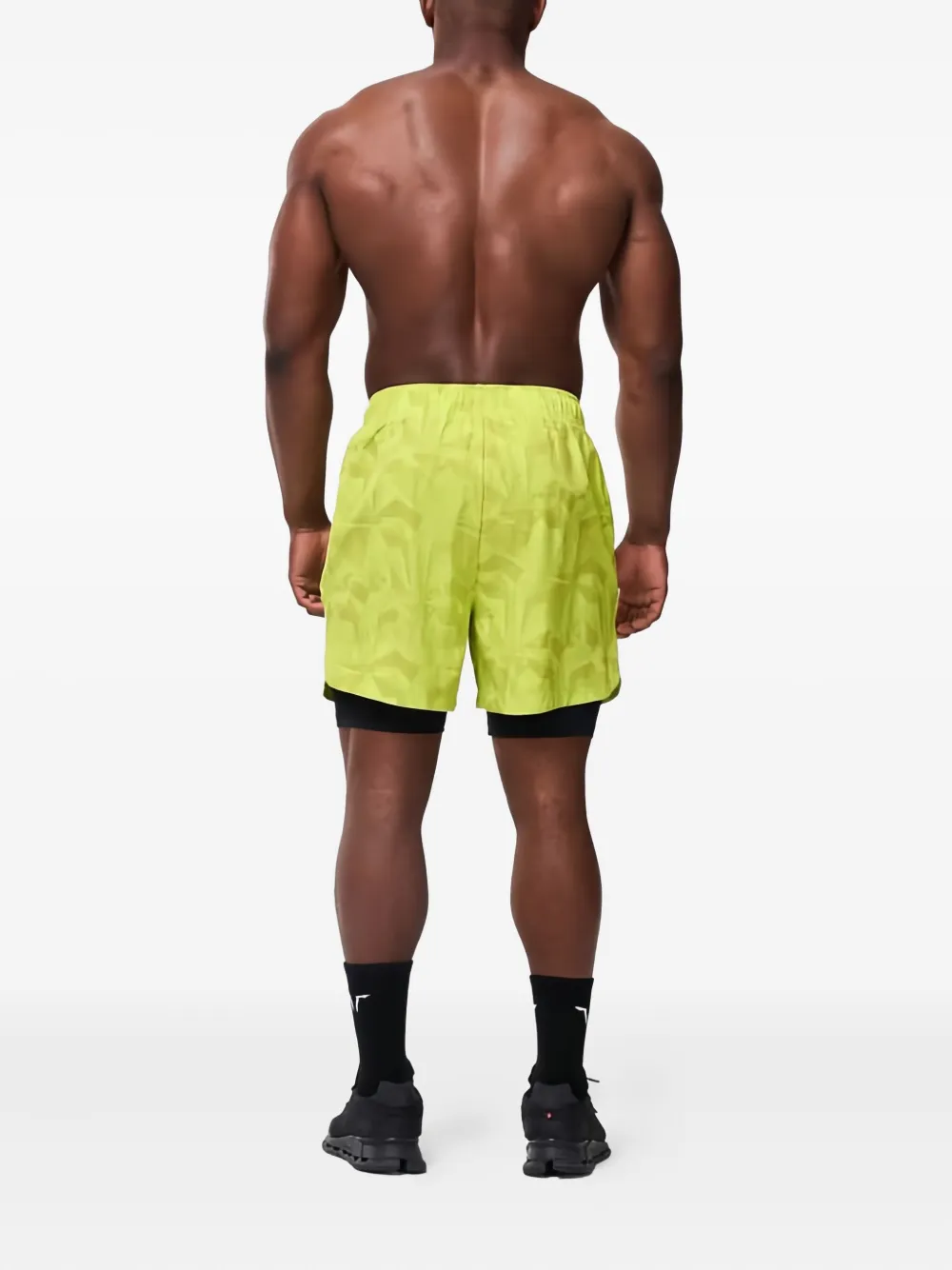 Squatwolf Dot Camo 2in1 Shorts In Yellow