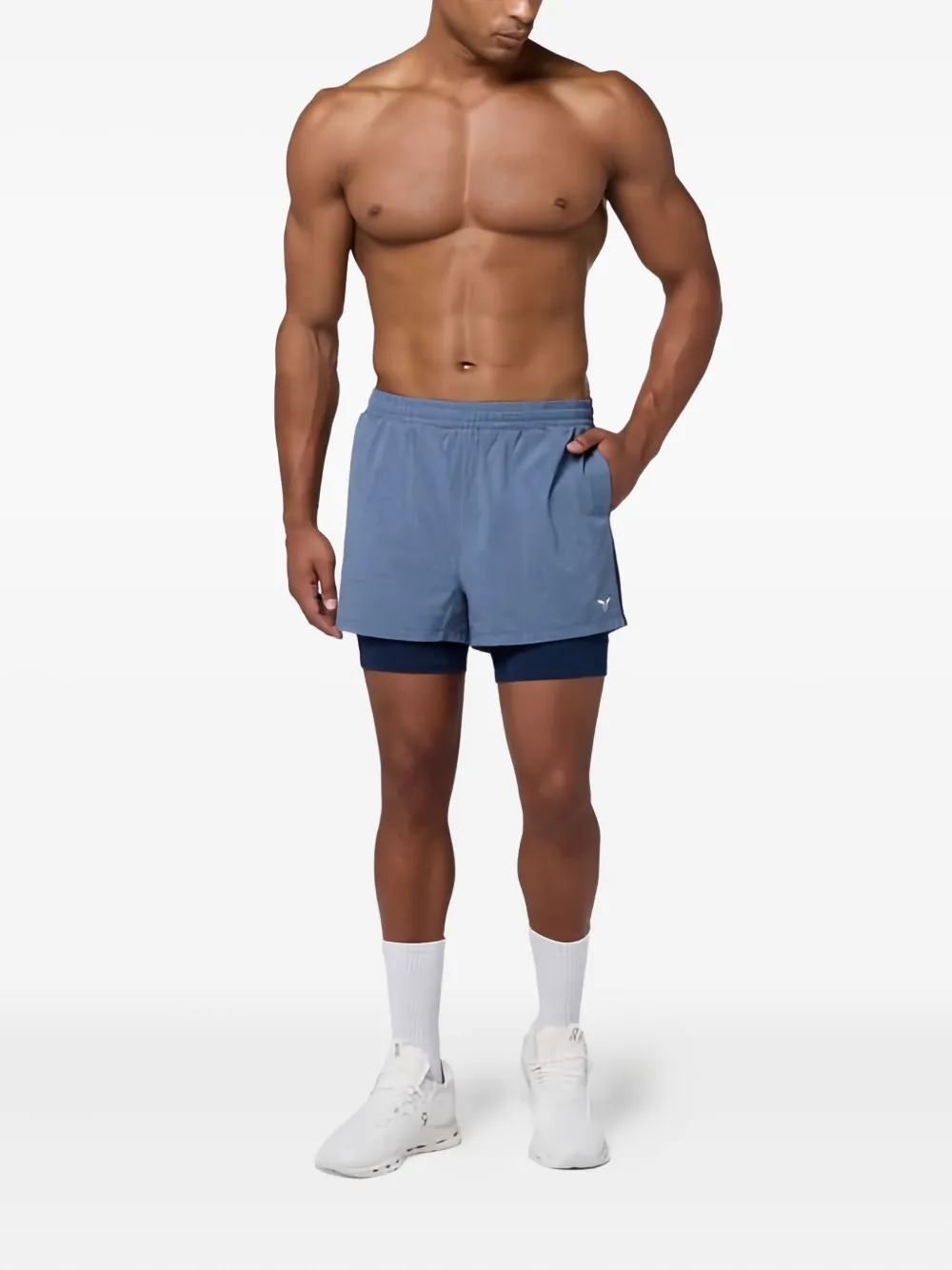 SQUATWOLF Mesh 2-in-1 logo-detail shorts | Track & Running Shorts | Image 2