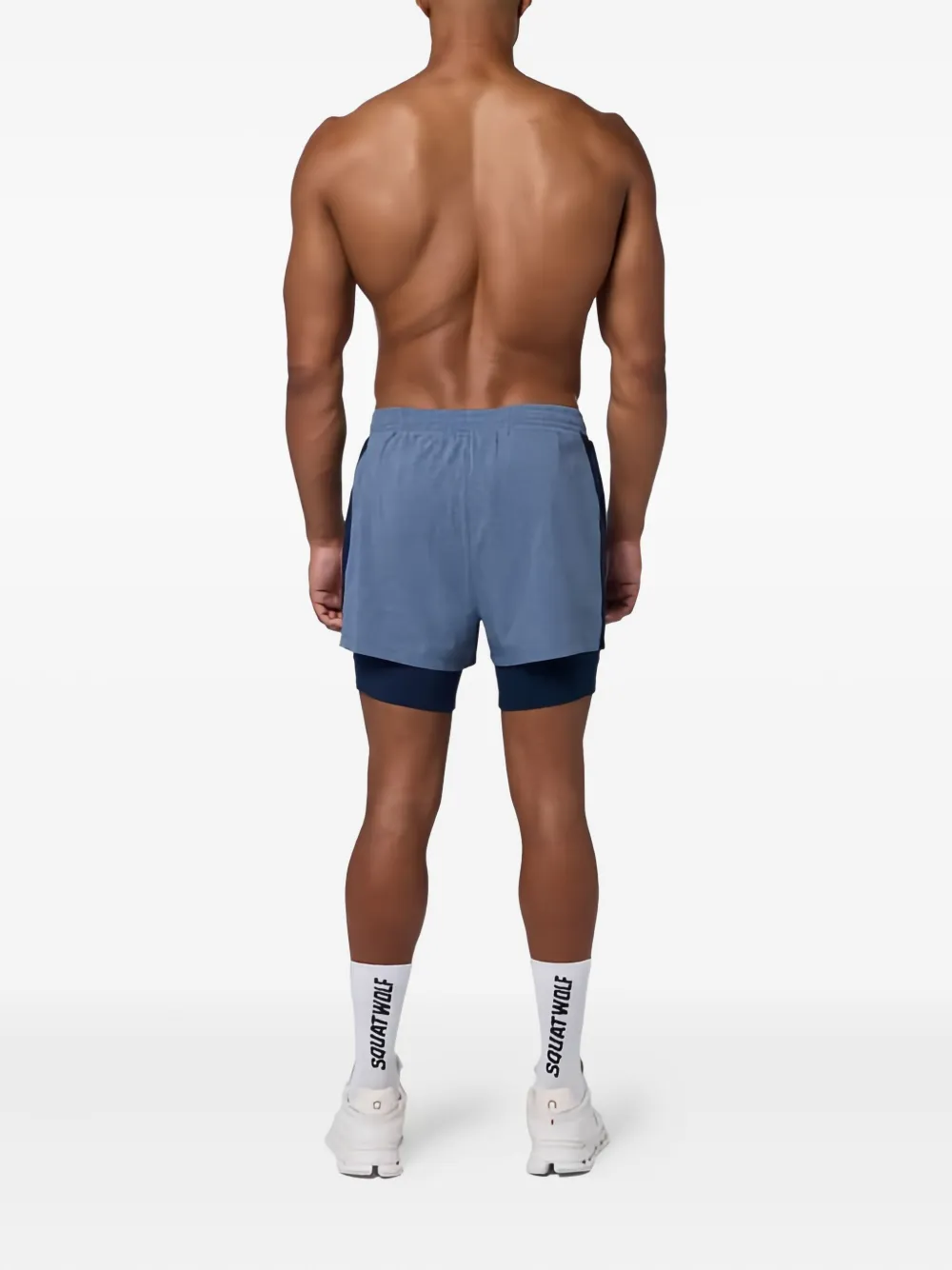 Squatwolf Mesh 2-in-1 Logo-detail Shorts In White