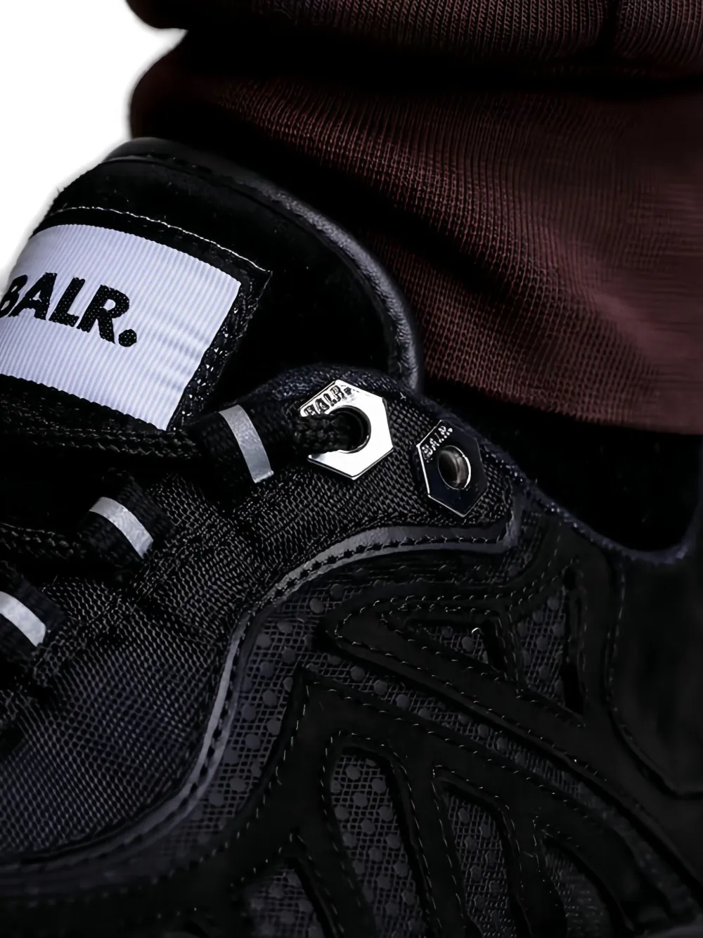 BALR. Chevron Panel Trainers Zwart