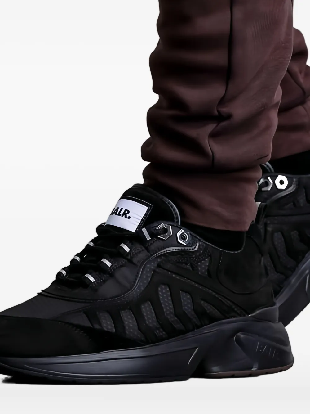 BALR. Chevron Panel Trainers Zwart