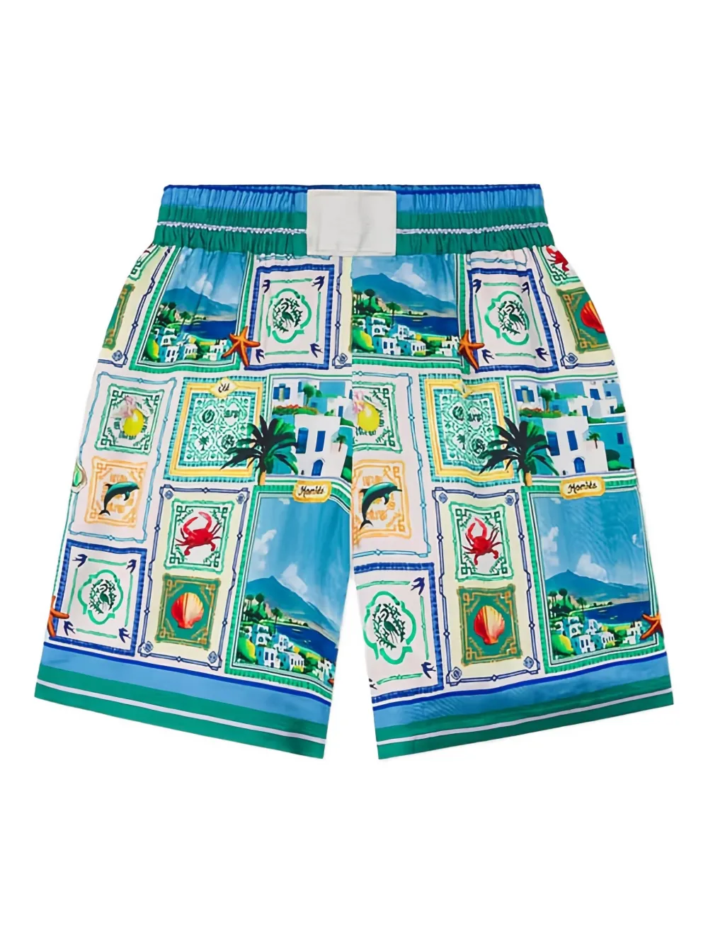 HOMIES MARBELLA  patterned elasticated shorts | Blue | Image 1