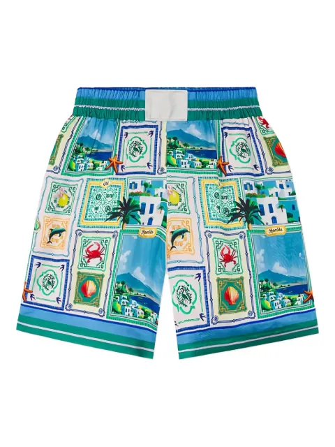 HOMIES MARBELLA  patterned elasticated shorts