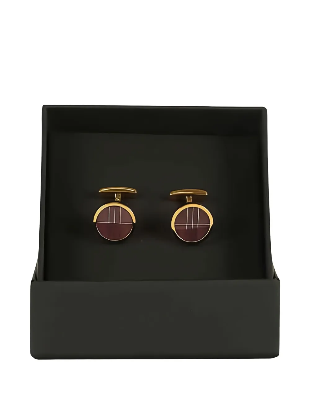 BOSS round-grid cufflinks | Image 2