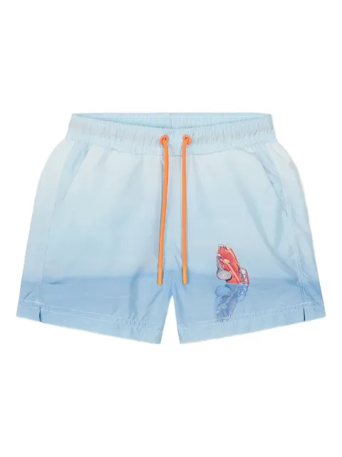 HOMIES MARBELLA Graphic drawstring swim shorts