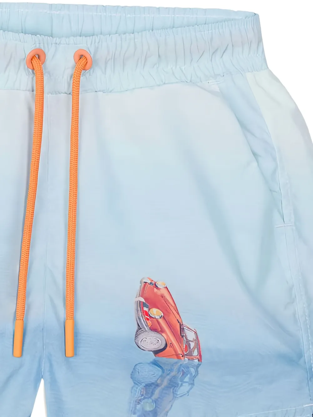 HOMIES MARBELLA Zwembroek met grafische print en trekkoord Blauw