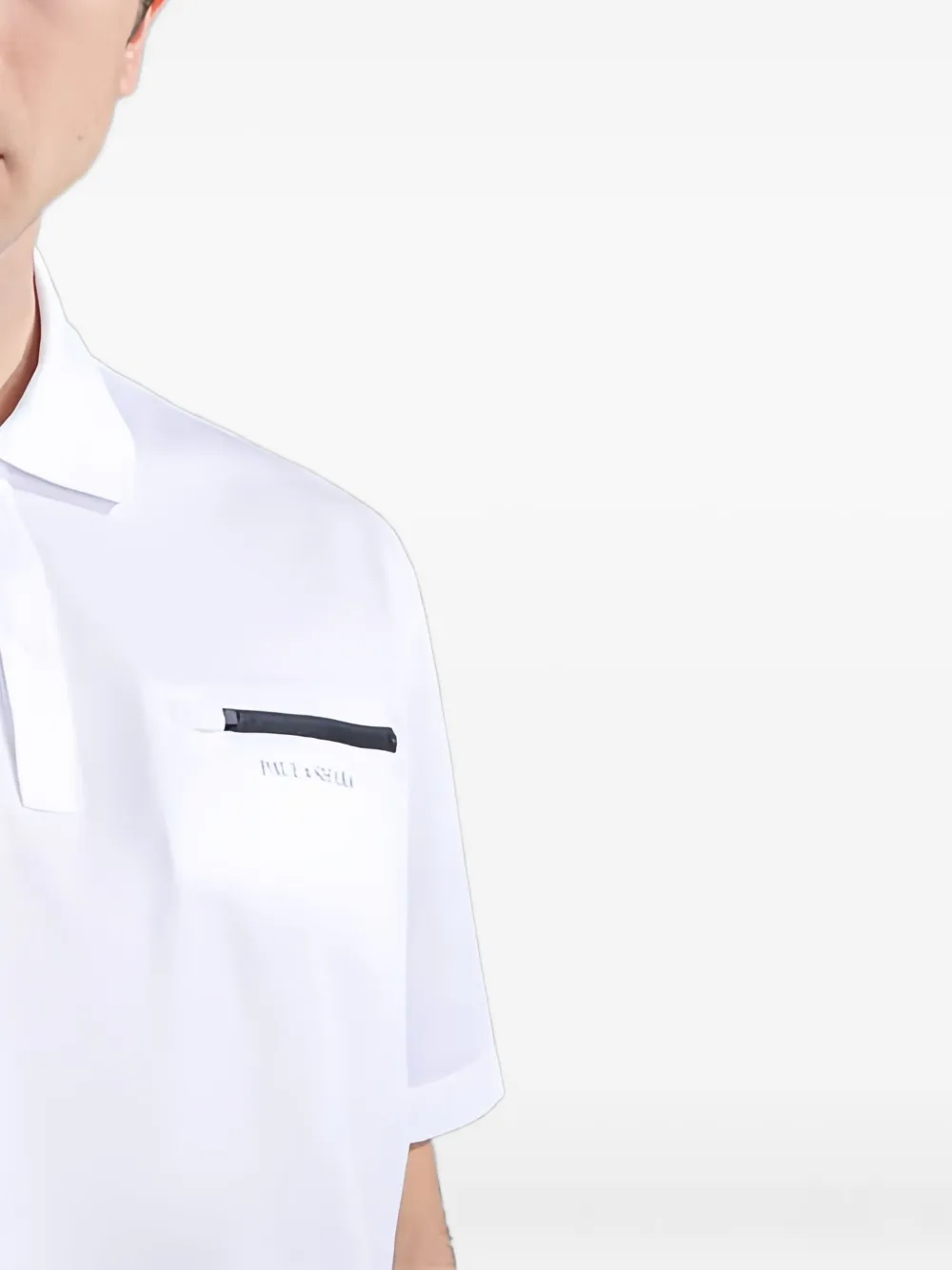 Paul & Shark Gebreid poloshirt Wit