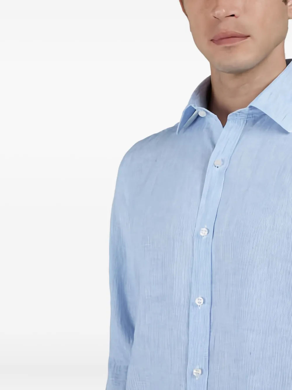 Paul & Shark Gestreept overhemd met lange mouwen Blauw