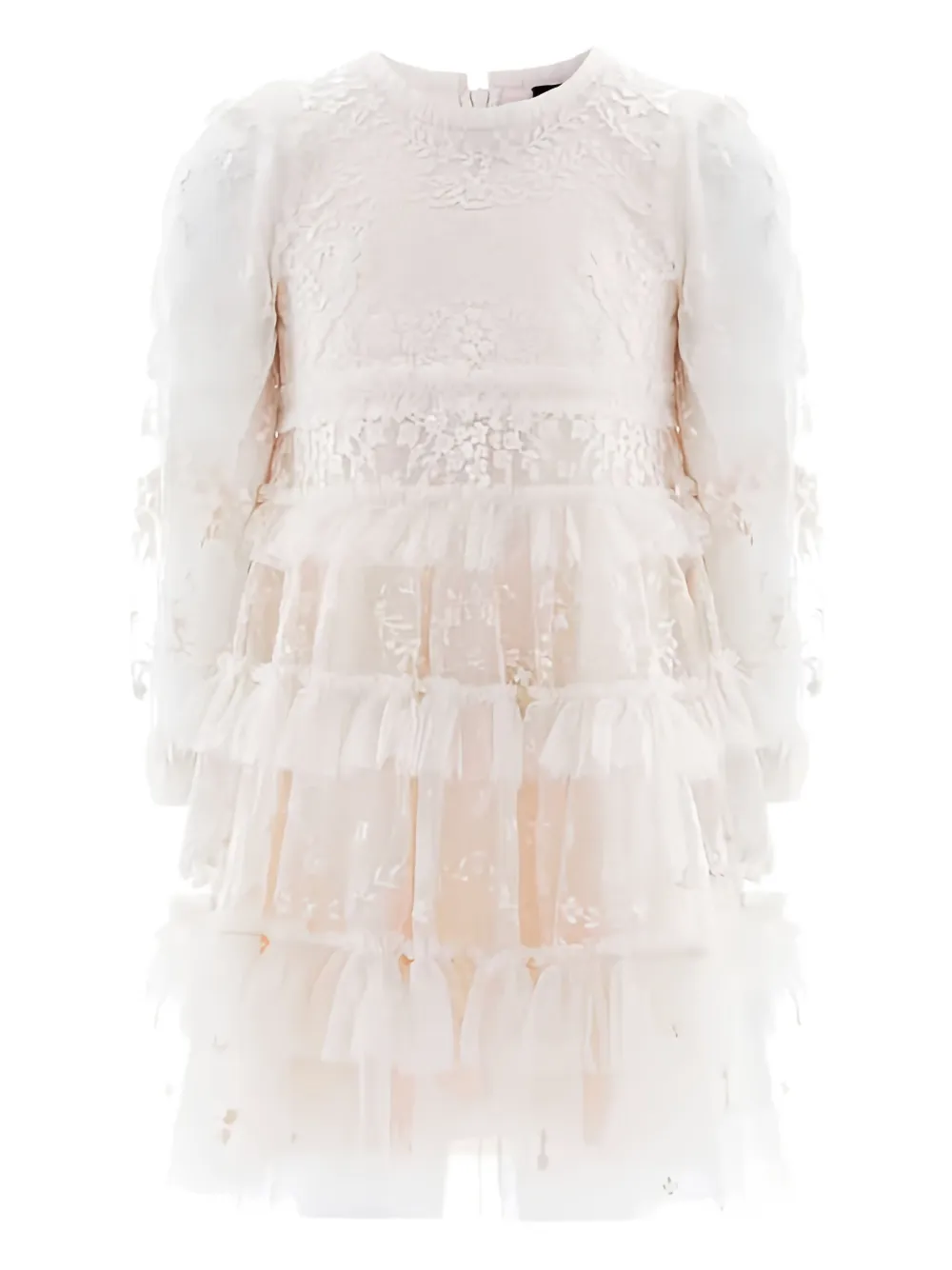 NEEDLE & THREAD KIDS Abito con ruches - Toni neutri