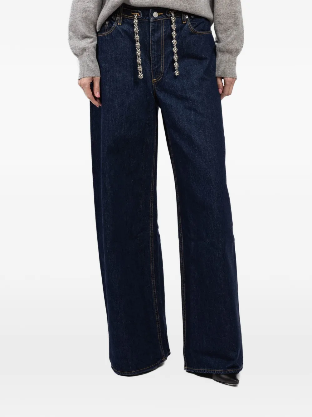 EZR wide-leg jeans - Blu