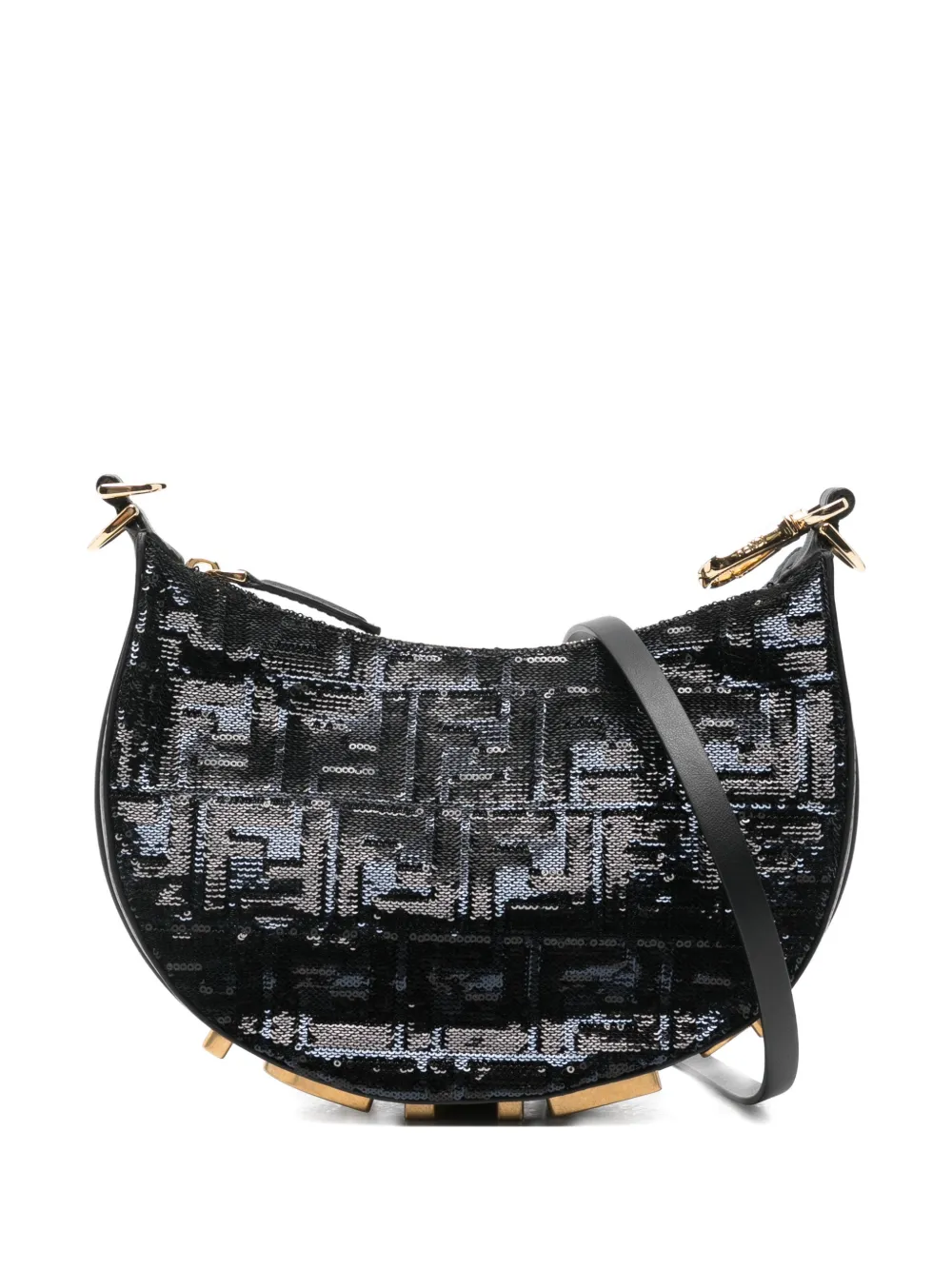 FENDI mini Fendriga shoulder bag - Nero