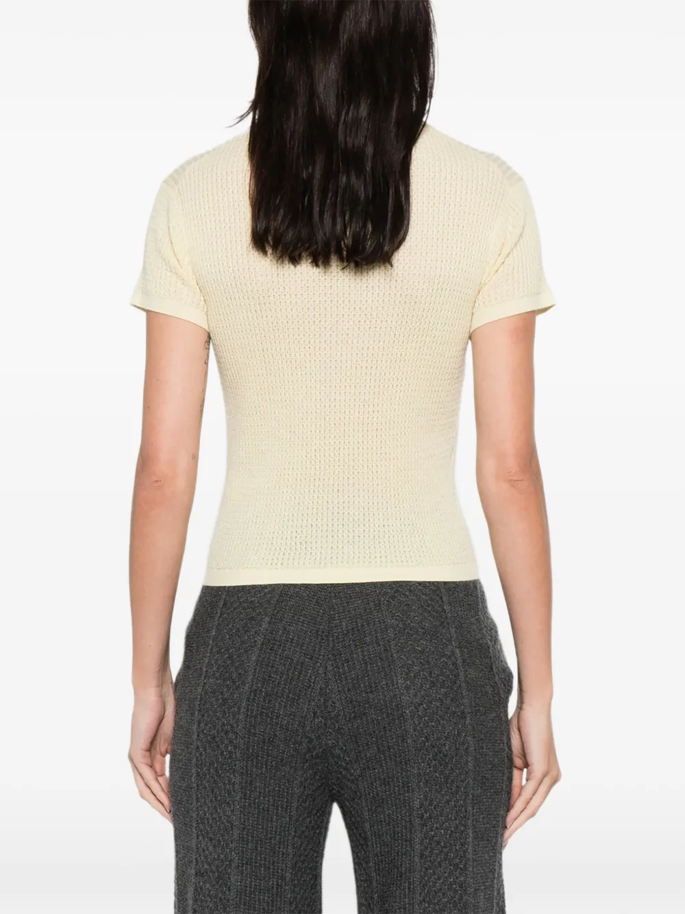 Guest In Residence Polotop met geslonken effect Geel