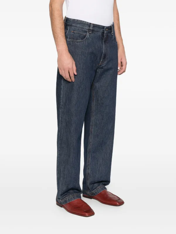 FENDI Padded Straight Bootcut Jeans | Blue | FARFETCH CA