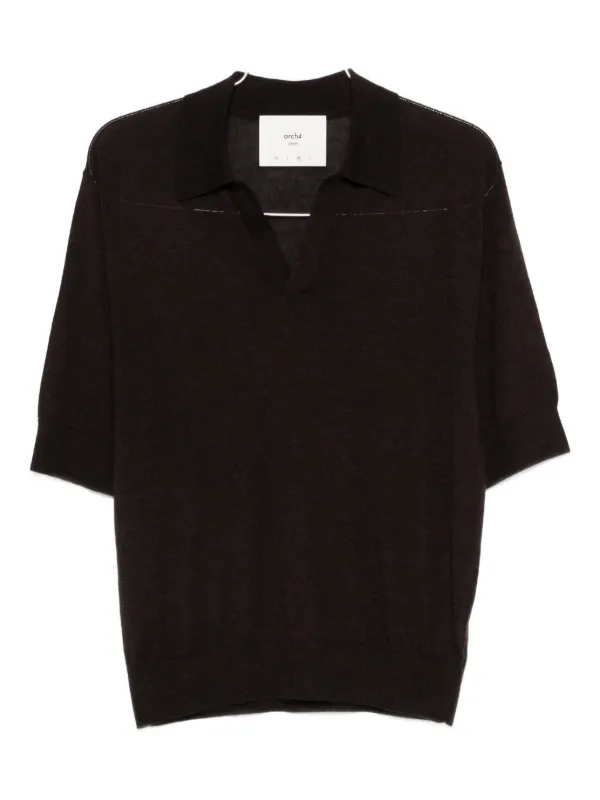 Arch4 Mr. Ricci Polo Shirt in Brown