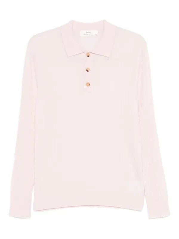 Arch4 The Potter Polo Shirt in Pink