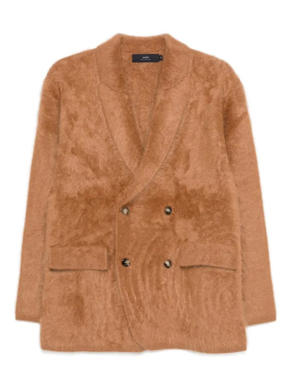 Arch4 Mr Arizona Brushed Blazer in Brown