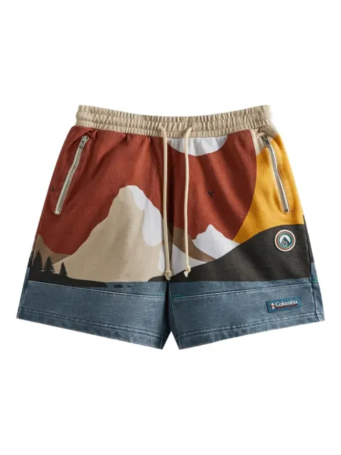 KITH fleece track shorts