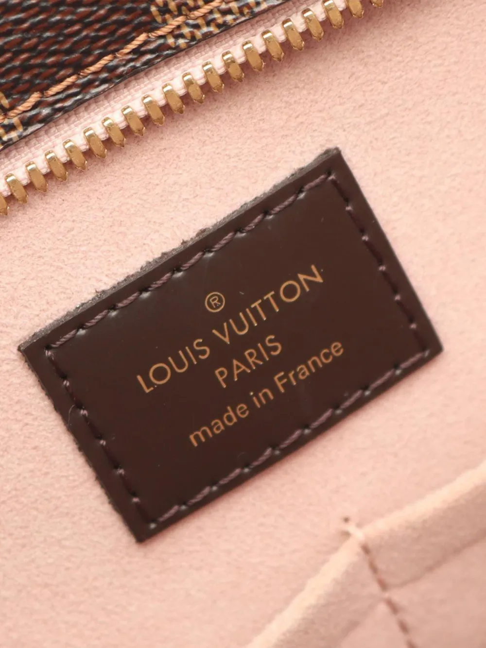 Pre-owned Louis Vuitton 2018 Damier Ebene Jersey Satchel In Brown