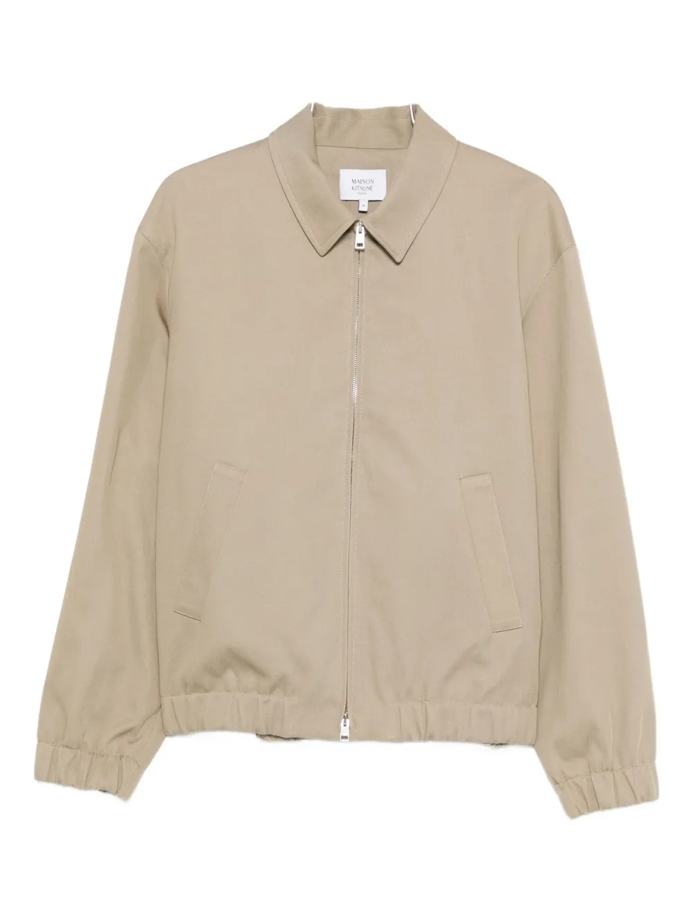 Maison Kitsuné ジップアップ ボンバージャケット - ニュートラル Maison Kitsuné ジップアップ ボンバージャケット - ニュートラル