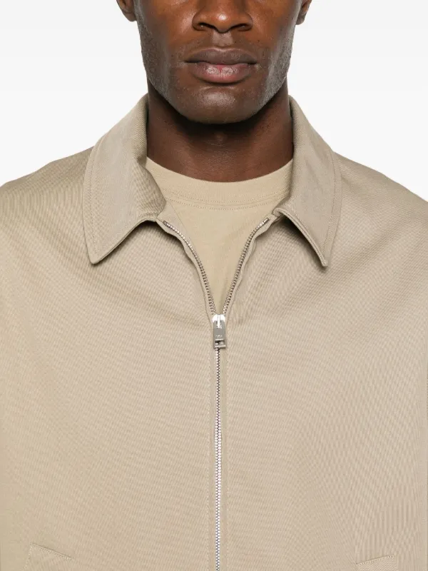 Maison Kitsuné zip-up Bomber Jacket | Neutrals | FARFETCH JO