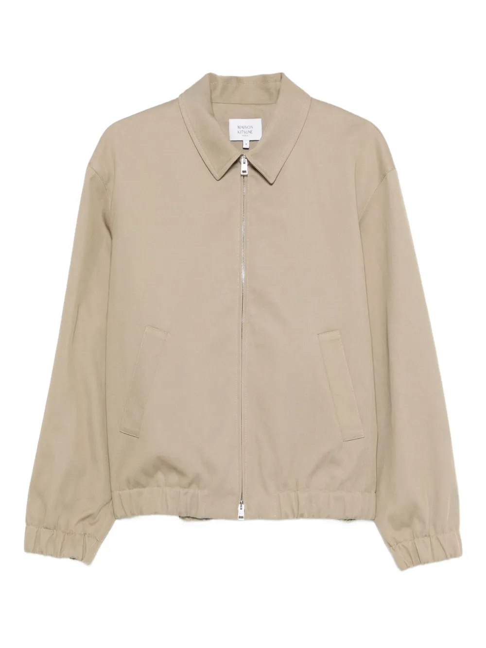 Maison Kitsuné ジップアップ ボンバージャケット - ニュートラル Maison Kitsuné ジップアップ ボンバージャケット - ニュートラル