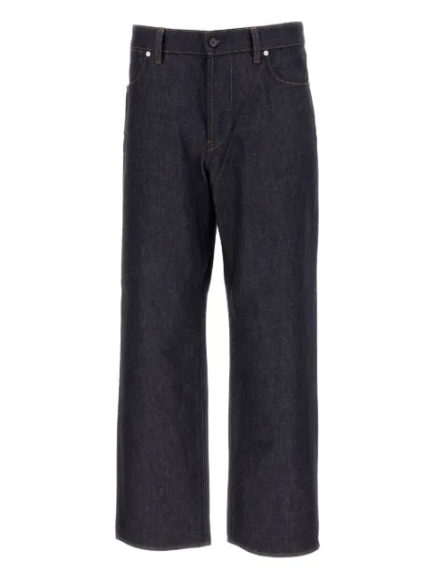 Stone Island jeans con cinco bolsillos y distintivo removible