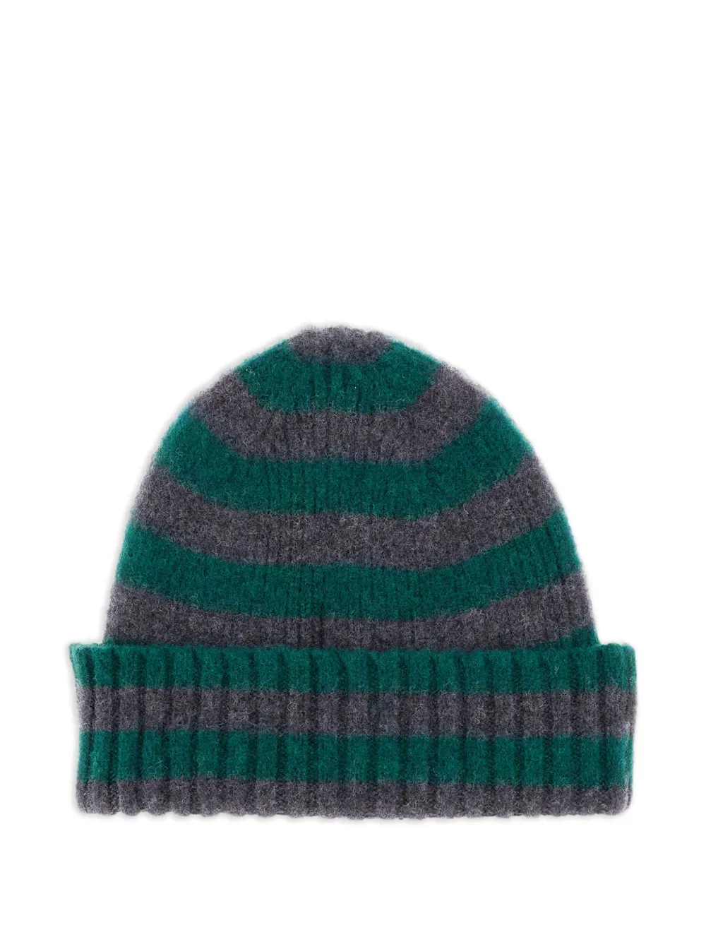 Howlin' Hard Working striped-pattern beanie hat | Green | Image 1