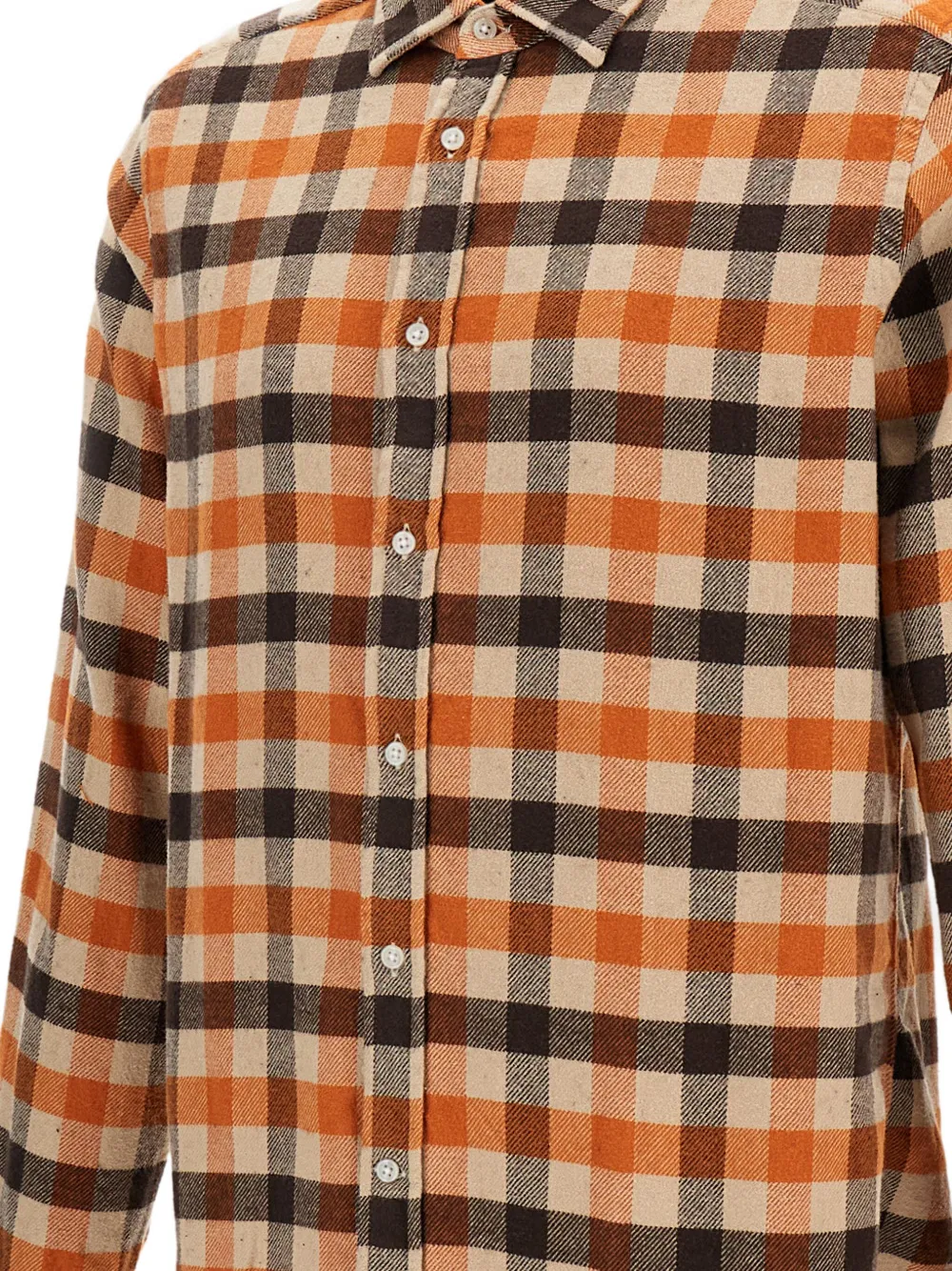 Bd Baggies Kariertes Hemd In Orange