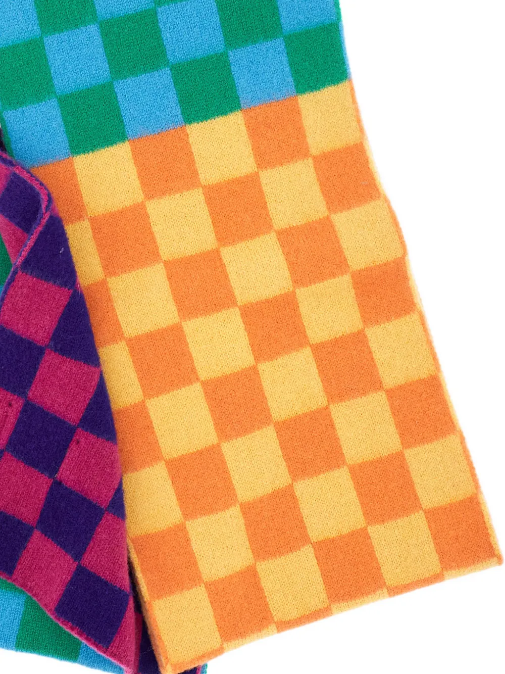 Howlin' Cosmic checkerboard-pattern scarf | 男士 | Image 2